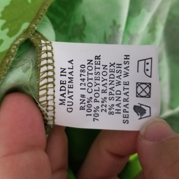 SHABBY APPLE | ruffle three tiered print skirt - Picture 8 of 8